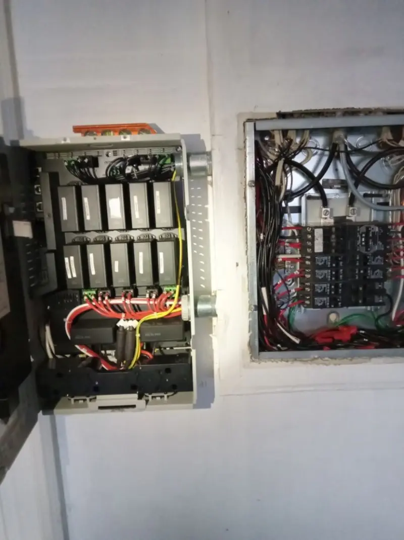 Electrical panel upgrade completed for Security Camera Wiring in Sunrise Manor